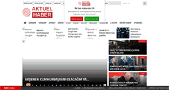 Desktop Screenshot of aktuelhaber.net